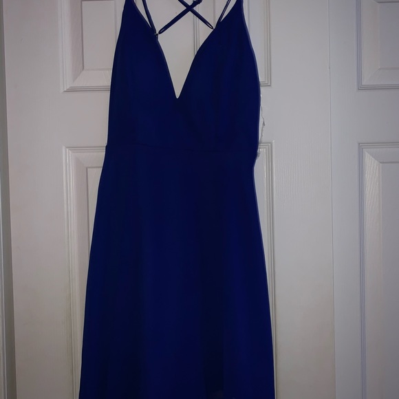 Navy blue Charlotte Russe dress - Picture 3 of 3